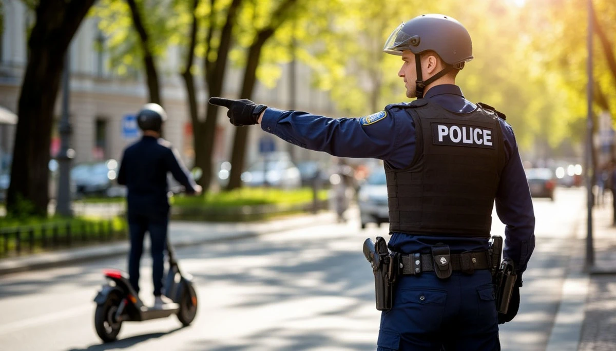 Dlaczego policja masowo zatrzymuje hulajnogi elektryczne tej wiosny