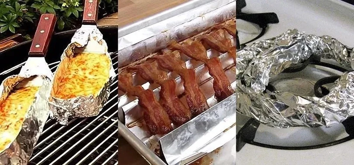 Dlaczego doświadczeni kucharze kładą arkusz folii aluminiowej bezpośrednio na blat - image 1