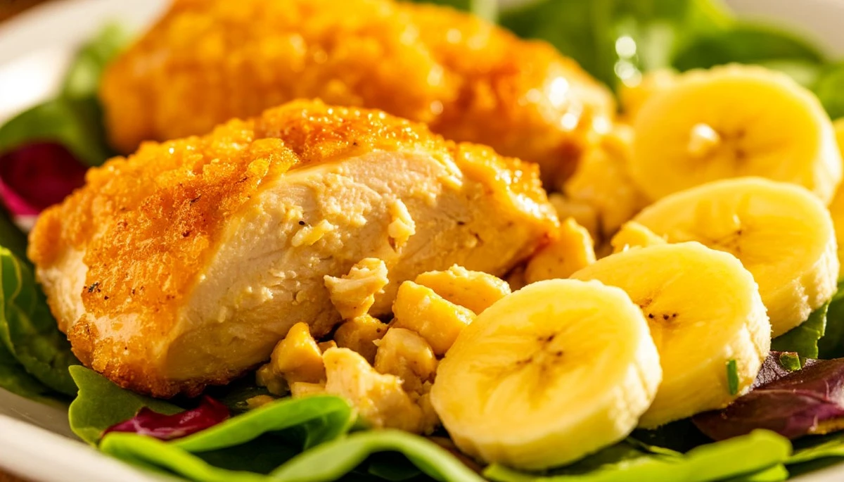 Dlaczego doświadczone gospodynie dodają plasterki banana do sałatki z kurczakiem