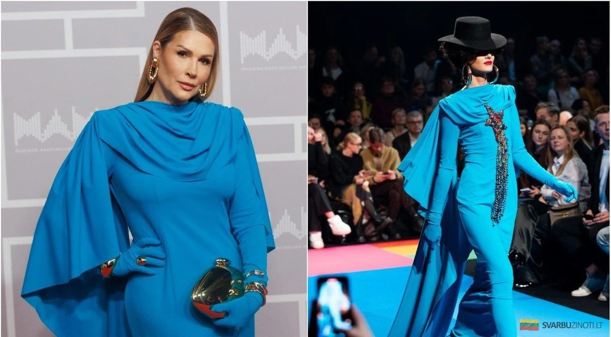 Dlaczego Daina Bosas wybrała błękitną suknię od Juozo Statkevičiusa na galę M.A.M.A.