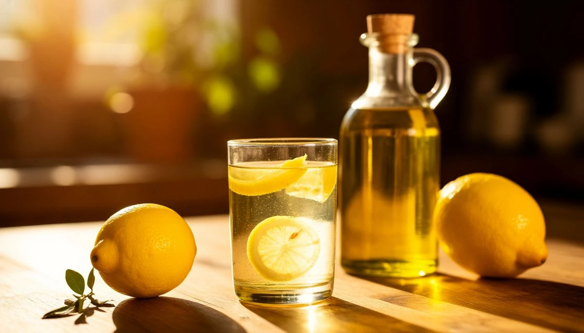 Dlaczego doświadczeni kardiolodzy radzą dodawać łyżkę oliwy do wody z cytryną