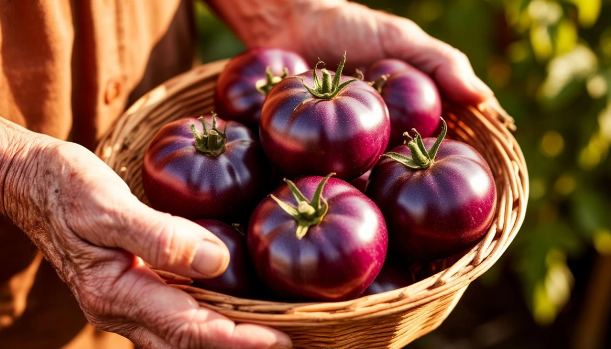 Dlaczego doświadczeni ogrodnicy sadzą fioletowe pomidory zamiast czerwonych