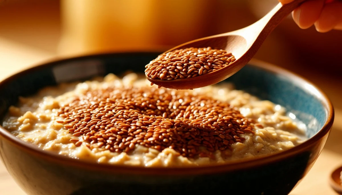 Dlaczego dietetycy po pięćdziesiątce każą wsypać łyżkę siemienia lnianego do owsianki