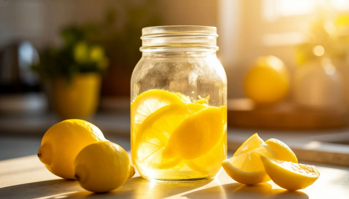Dlaczego warto wrzucać skórki z cytryny do słoika z octem