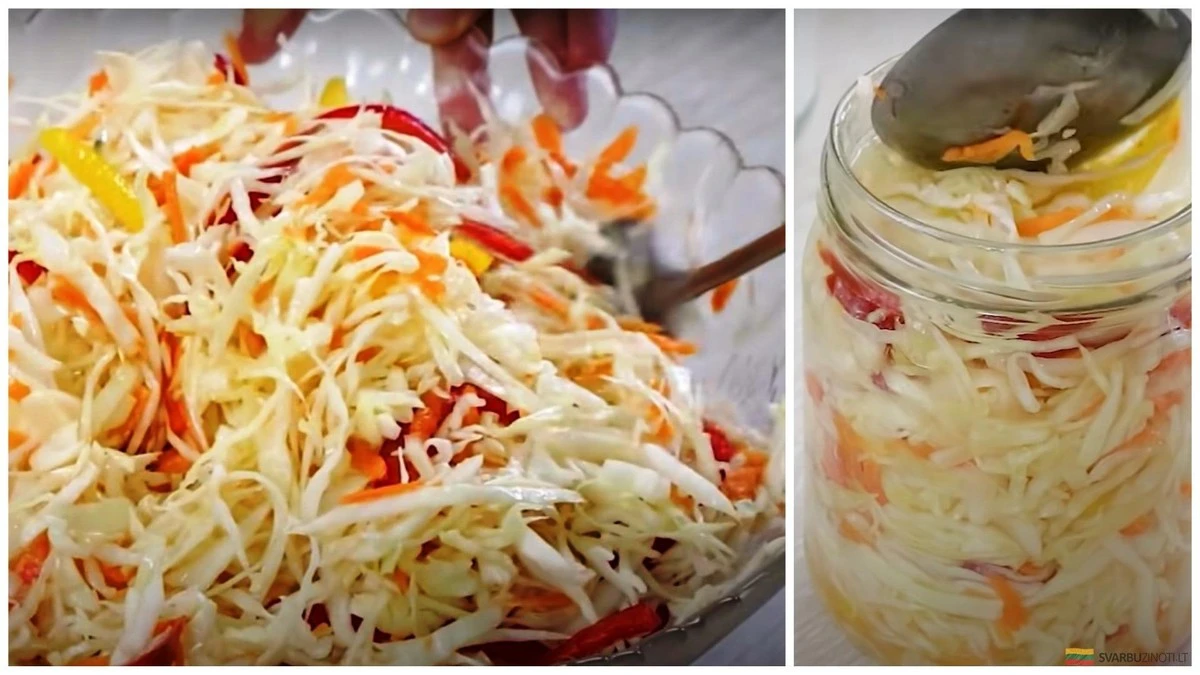 Dlaczego do startej kapusty dolewam ocet jabłkowy zamiast solanki