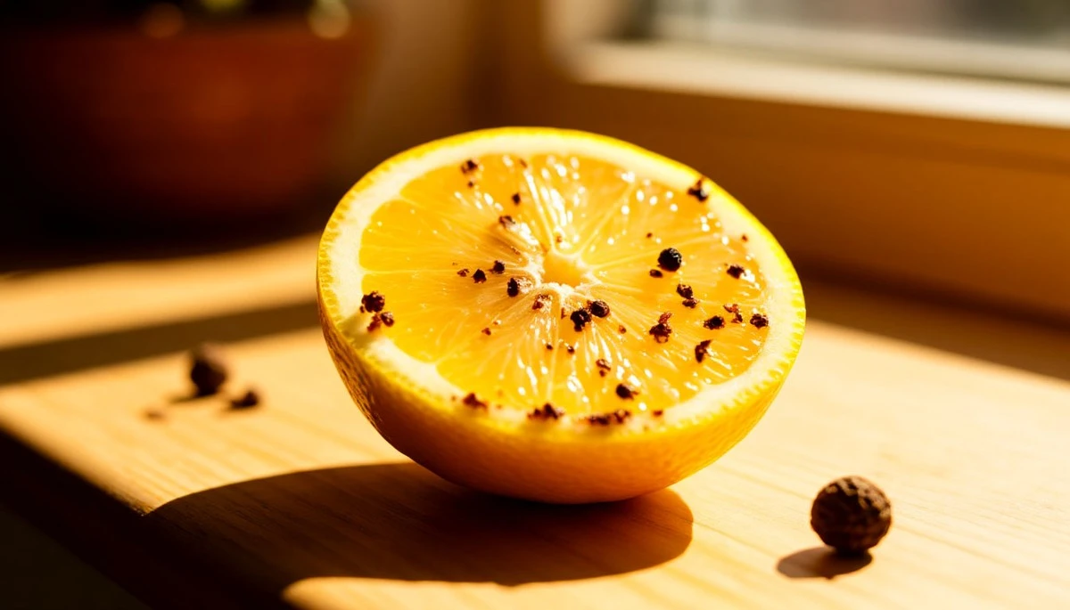 Dlaczego warto wbić 10 goździków w cytrynę i położyć ją na parapecie