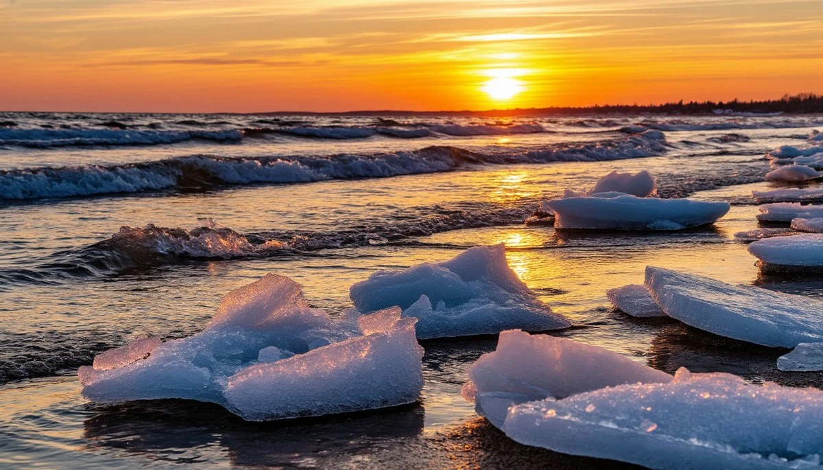 Dlaczego Bałtyk w lutym wygląda teraz jak kraina lodu