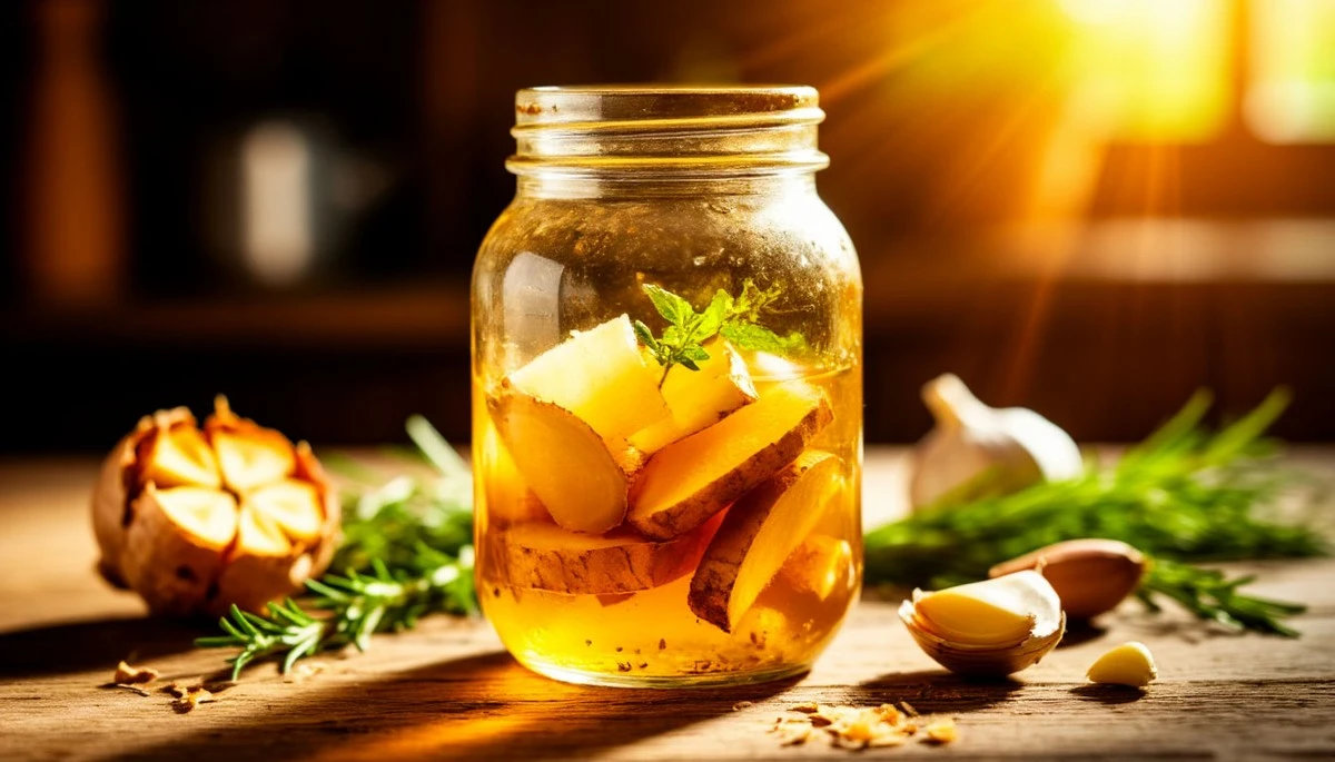 Dlaczego warto zalać czosnek i imbir octem jabłkowym