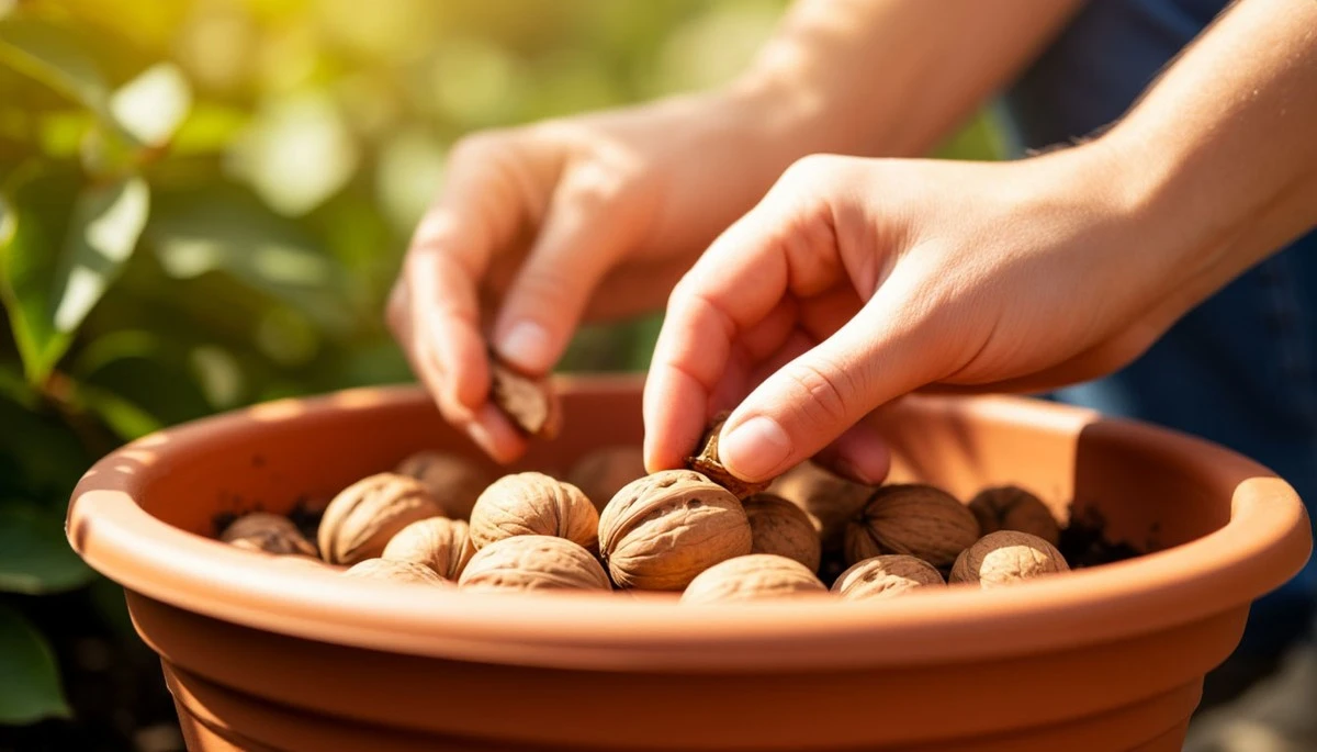 Dlaczego doświadczeni ogrodnicy wrzucają skorupki orzechów włoskich do doniczek