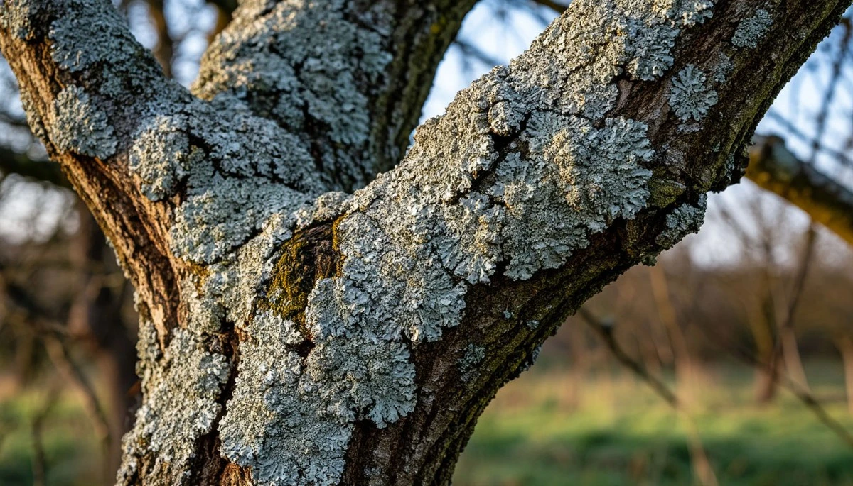 Srebrny nalot na jabłoniach: 2 domowe triki na porosty