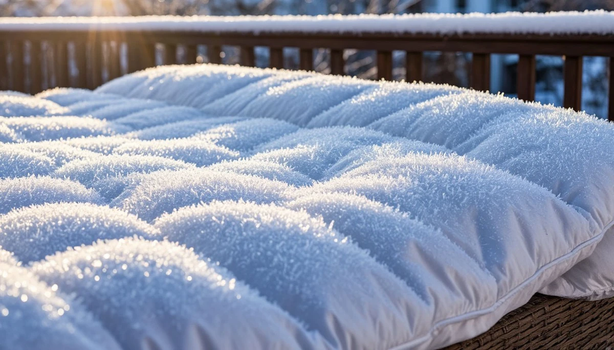 Dlaczego warto wystawić kołdrę na siarczysty mróz zamiast ją prać