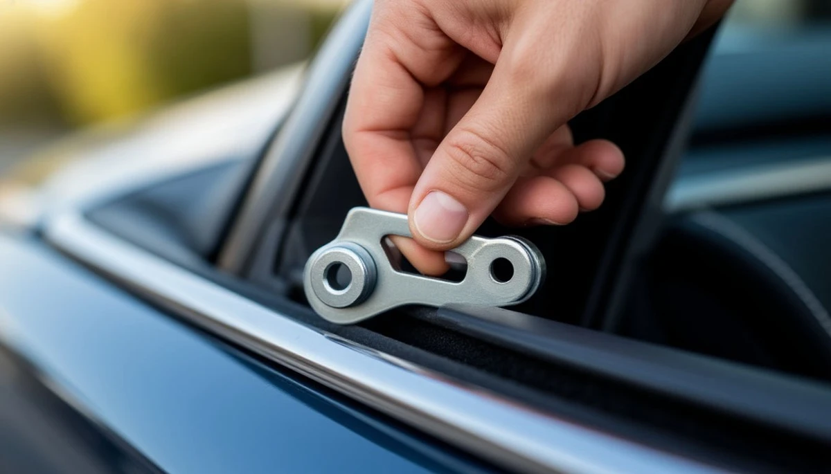 Dlaczego mechanicy zawsze sprawdzają ten metalowy hak w drzwiach auta